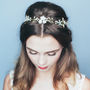 Crystal And Pearl Wedding Hair Vine 'Blossom', thumbnail 1 of 3