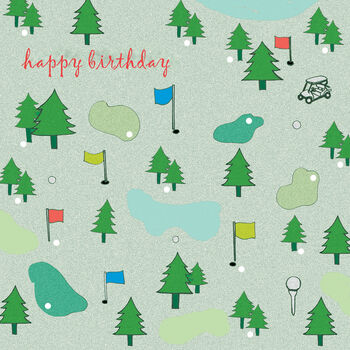 'Golfer' Birthday Card, 3 of 4