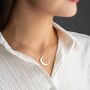 Moon And Star Necklace With Arabic Name, thumbnail 4 of 6