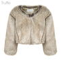 Bridal Jacket. Luxury Faux Fur Made In England, thumbnail 3 of 4