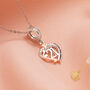 21st Birthday Necklace Silver – Rose Gold Pendant With Gift Box, thumbnail 1 of 5