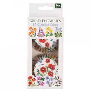 Wild Flowers Cupcake Cases, 3 of 5