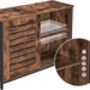Industrial Sideboard Cabinet With Sliding Doors, thumbnail 4 of 7
