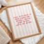 Kitchen Dancing Quote Wall Art Food Wine Lover Gift, thumbnail 10 of 10