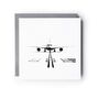 Boeing 777 – Hand Drawn Aviation Greeting Card Illustration, thumbnail 2 of 6