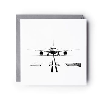 Boeing 777 – Hand Drawn Aviation Greeting Card Illustration, 2 of 6