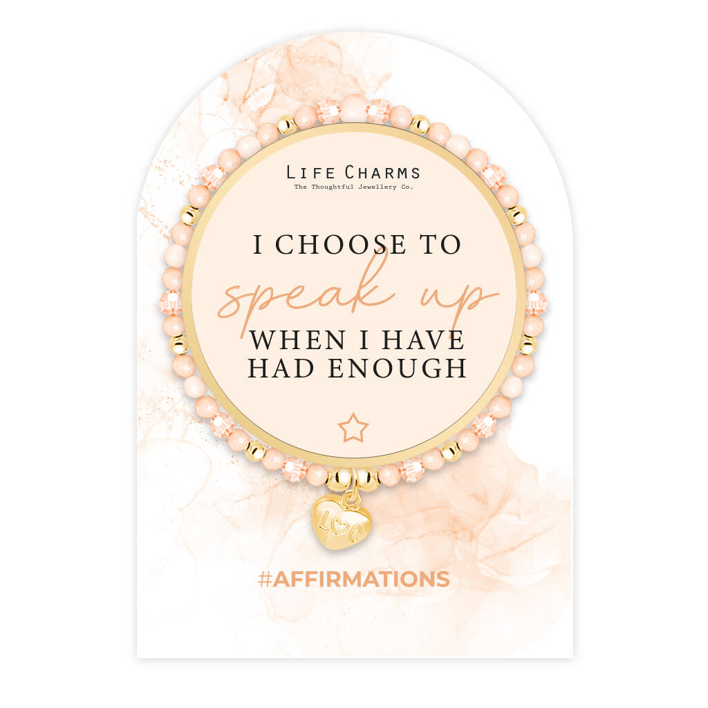 Affirmations Bracelet Speak Up, 1 of 4