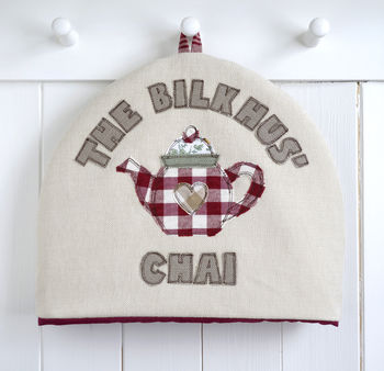 Personalised Family Name Tea Cosy Gift, 9 of 11