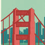 Personalised San Francisco Marathon Print, Unframed, thumbnail 3 of 4