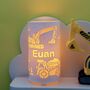 Personalised Digger And Dumper Truck LED Night Light, thumbnail 2 of 6