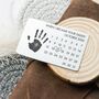 Engraved Wallet Card 'On This Day' With Print, thumbnail 1 of 3