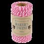 Full Spool Bakers Twine In Pink And White, thumbnail 2 of 3