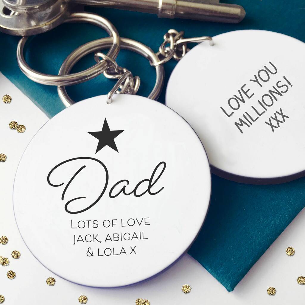 Design Your Own Father’s Day Keyring For Dad By Sarah Hurley