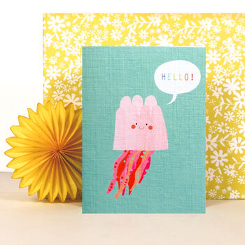 Mini Jellyfish Greetings Card, 3 of 4