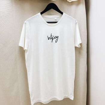 Wifey Embroidered T Shirt, 2 of 3