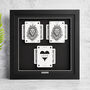 Personalised Gay Couples Gift Royal Lion Playing Cards Frame, thumbnail 3 of 9