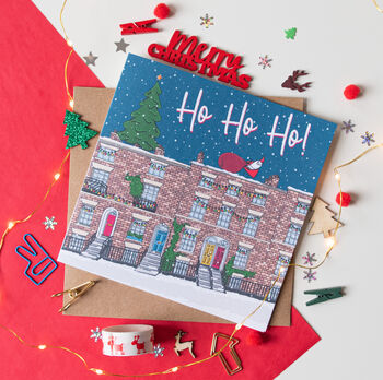 Christmas Card Pack, Cityscape Buildings, 6 of 8