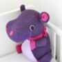 Hippo Soft Toy Large Handmade And Personalised, thumbnail 5 of 8