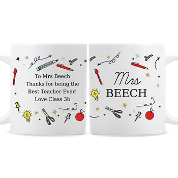 Personalised School Teacher Mug, 5 of 5
