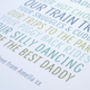 Personalised 'Things I Love About Dad Or Grandpa' Gift, thumbnail 3 of 4
