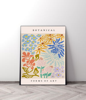 Botanical Flower Garden Art Print, 2 of 3