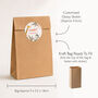 Safari Jungle Party Favour Bag Stickers, thumbnail 4 of 11