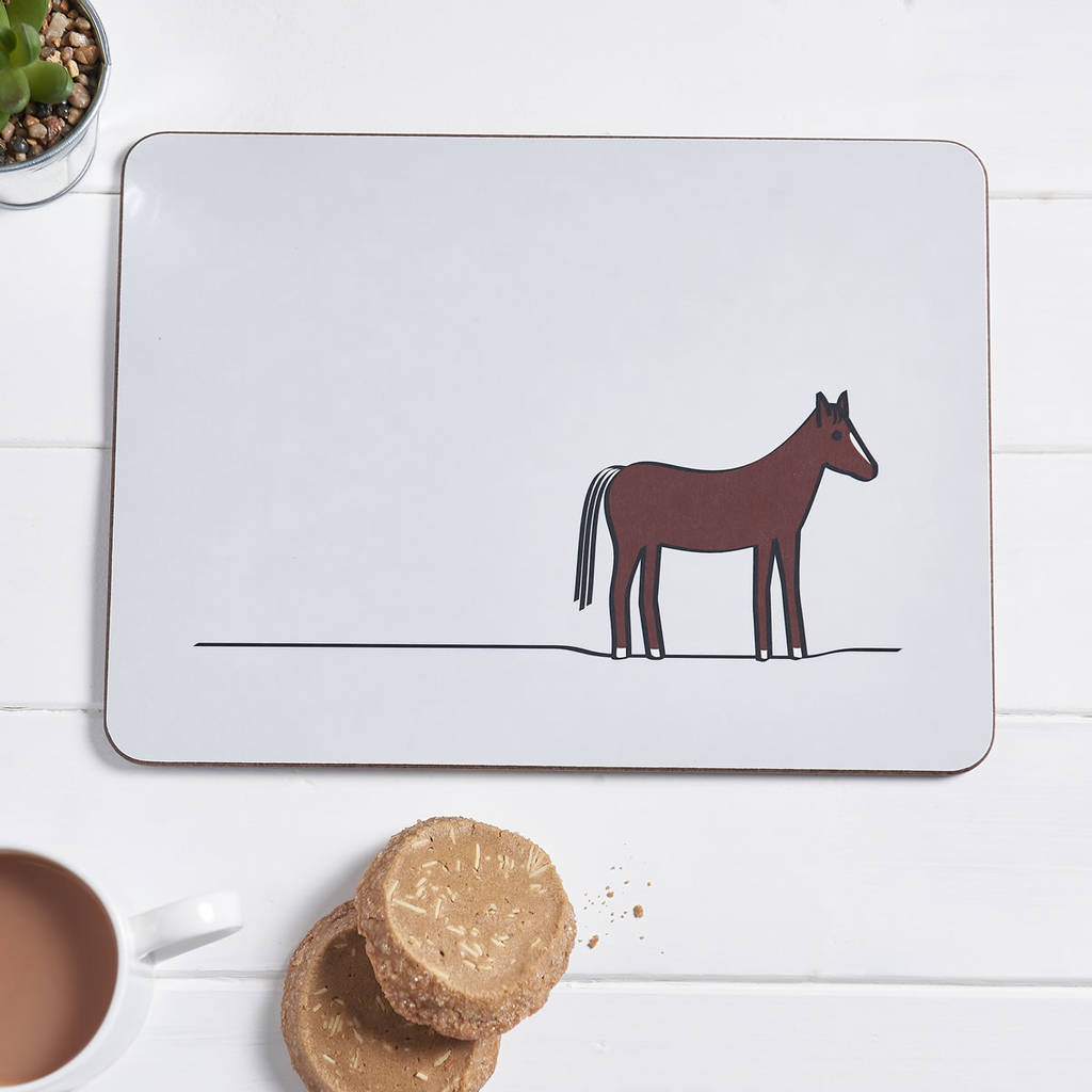 Horse Placemat By Jin Designs