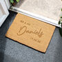 Personalised Couples Rectangle Indoor Doormat, thumbnail 2 of 5