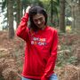 Embroidered Shine Bright Christmas Jumper, thumbnail 4 of 4