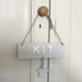 Personalised Name Sign Door Plaque With Grey Star, thumbnail 3 of 4