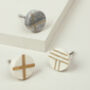 G Decor Estella Marble With Brass Round Pull Knobs, thumbnail 1 of 7