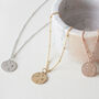 Libra Constellation Necklace Silver, Gold, thumbnail 1 of 6