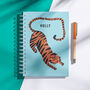 Personalised Tiger Notebook, thumbnail 1 of 6