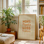 More Plants, Less Problems Typography Art Print, thumbnail 1 of 3