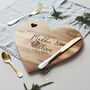 Couples Personalised Chopping Board, thumbnail 6 of 6