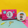 'Elf' Mini Cross Stitch Kit, thumbnail 2 of 3