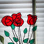 Stained Glass Rose Everlasting Flowers By Post, thumbnail 3 of 12