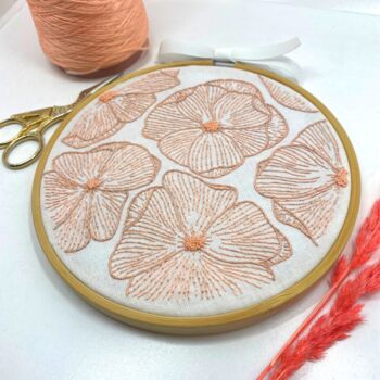 Flower Embroidery Kit Gift Box Set, 3 of 12