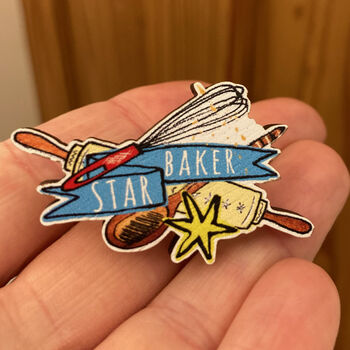 Star Baker Wooden Pin, 5 of 5