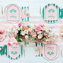 Emerald Green Cabana Stripe Party Plates X Eight, thumbnail 2 of 5