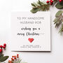 Personalised Husband Christmas Card, thumbnail 1 of 4