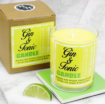 Gin And Tonic Scented Candle Gift, 2 of 2