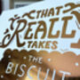 Foil Custard Cream Biscuit Print A5 Or A4 Print, thumbnail 6 of 6