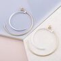 Silver Overlapping Two Way Ear Jacket Earrings, thumbnail 3 of 5