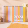2024 Calendar | Patel Minimalist | Landscape | A4, thumbnail 1 of 9
