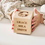 Personalised Birth Flower New Baby Gift Keepsake Block, thumbnail 9 of 12