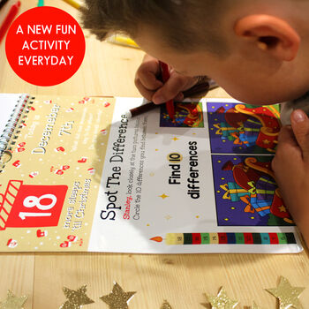 Personalised 24 Sleeps Activity Advent Calendar, 6 of 10