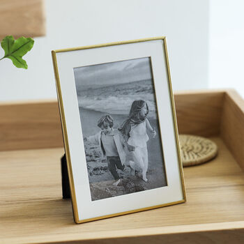 Brass Plated Fine Photo Frame, 3 of 7