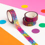 Christmas Set Of Colourful Washi Tapes, thumbnail 6 of 7