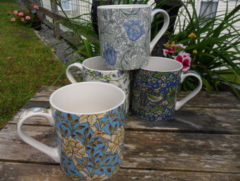 Set Of Four Jumbo Mugs In Blues, 6 of 6